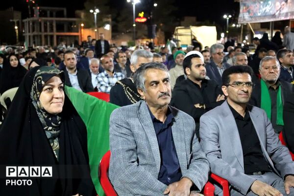 حضور صادق حسین زاده ملکی، معاون پرورشی و فرهنگی وزارت آموزش و پرورش در تجمع فرهنگیان زارچ
