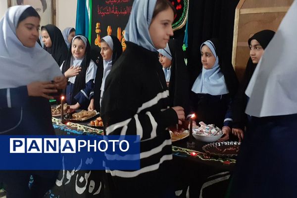 مراسم سوگواری شهادت حضرت فاطمه(س) در مدارس ناحیه 2 بهارستان