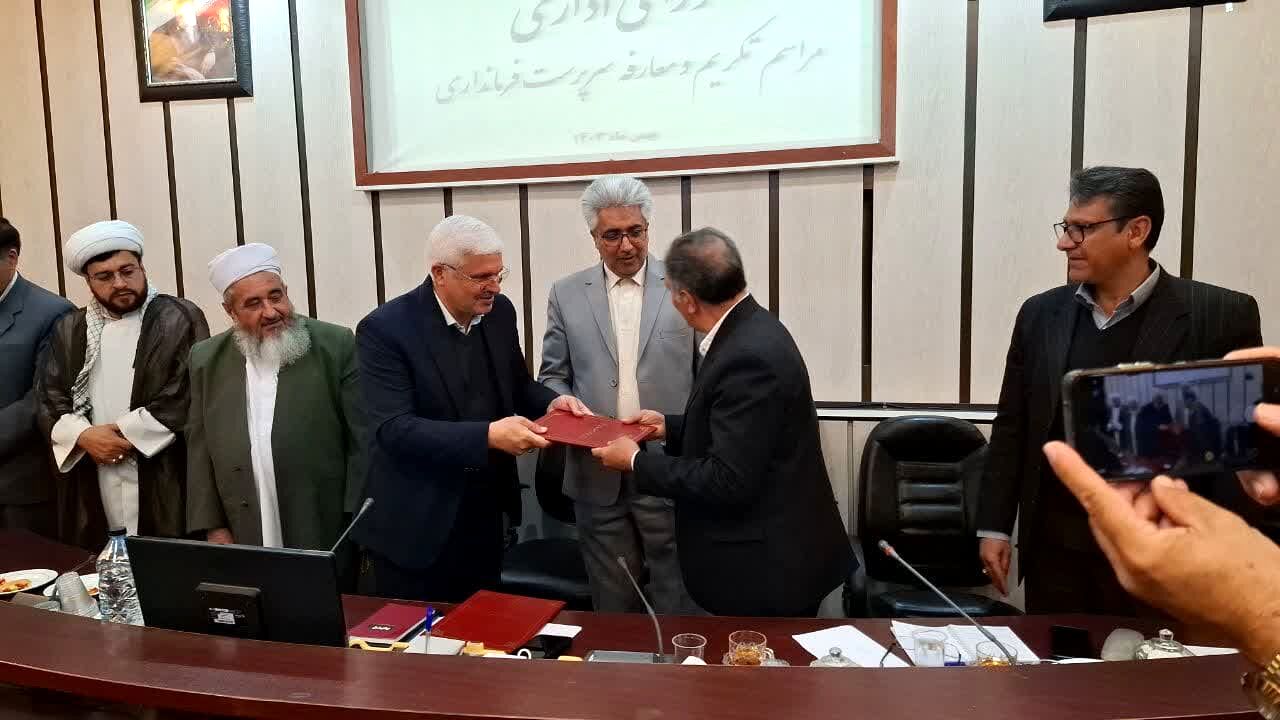 مراسم معارفه سرپرست فرمانداری شهرستان درمیان