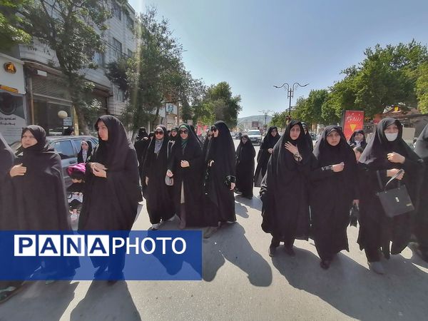 دسته‌روی هیات مذهبی سملقان در سالروز شهادت امام جعفر صادق(ع)