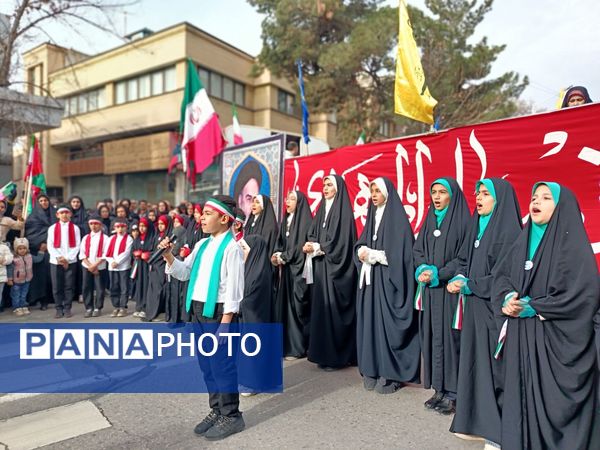 راهپیمایی یوم الله۲۲بهمن در شهرستان نیشابور 