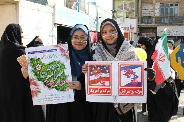 حس و حال نوجوانان در جشن چهل و ششمین سالگرد پیروزی انقلاب اسلامی 