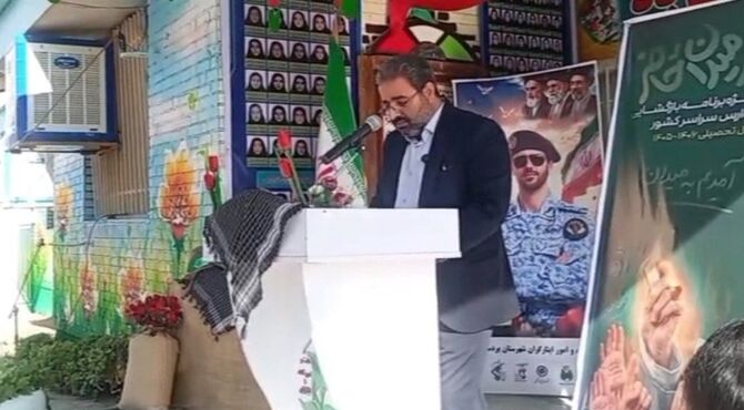 نواخته شدن زنگ مهر و زنگ ایثار و شهادت در دبیرستان شاهد شهدای وحدت بردسکن