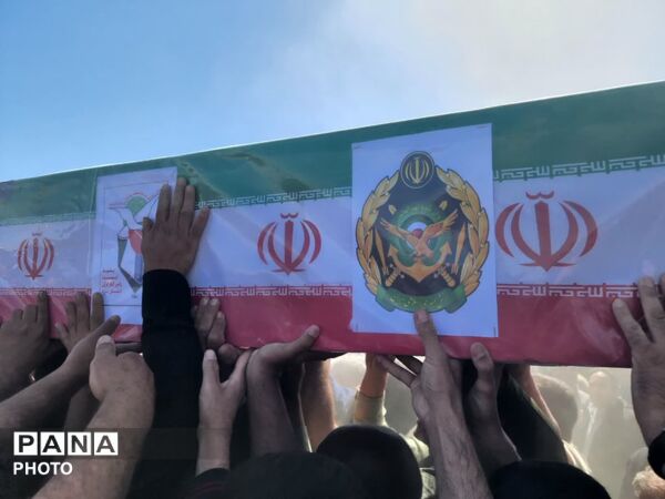 تشییع باشکوه  دومین شهید ابرکوه