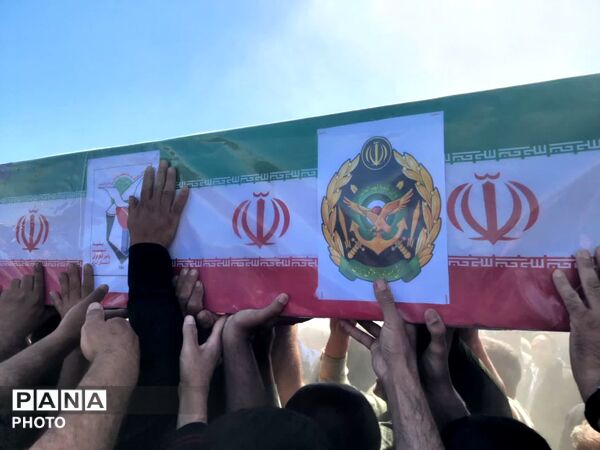 تشییع باشکوه  دومین شهید ابرکوه