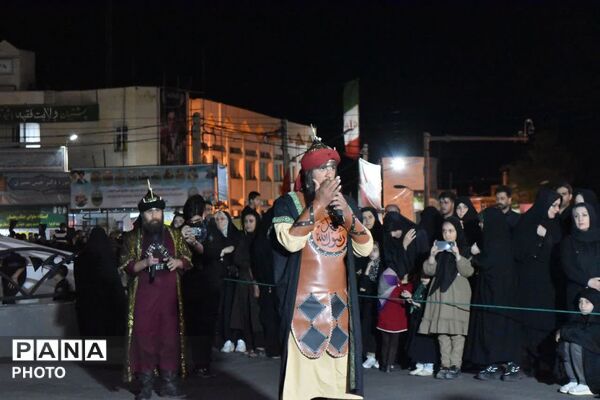 تعزیه خوانی در میدان امام خمینی ره شهرستان مرند