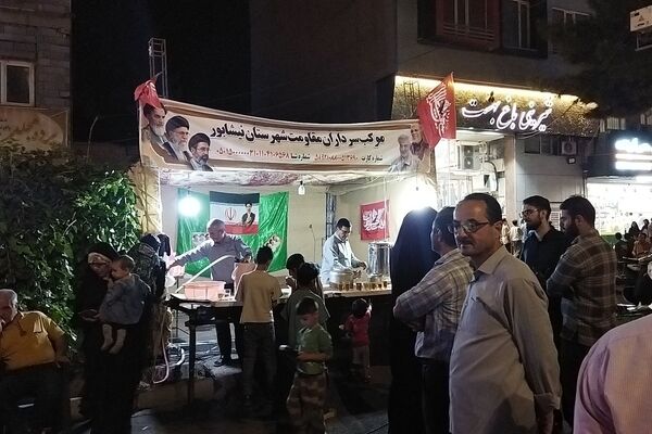 گذری بر فعالیت موکب سرداران مقاومت در شب صد و نود و پنجم از اجتماعات 