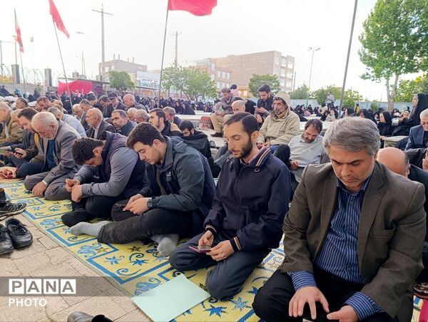 مراسم دعای عرفه در اهر