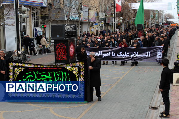 حرکت دسته عزاداری شهادت حضرت امیرالمومنین