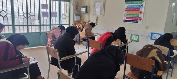 برگزاری امتحانات نوبت اول در آموزشگاه سبحان و مائده شلیل