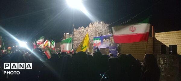 راهپیمایی باشکوه مردم شهید پرور انوج