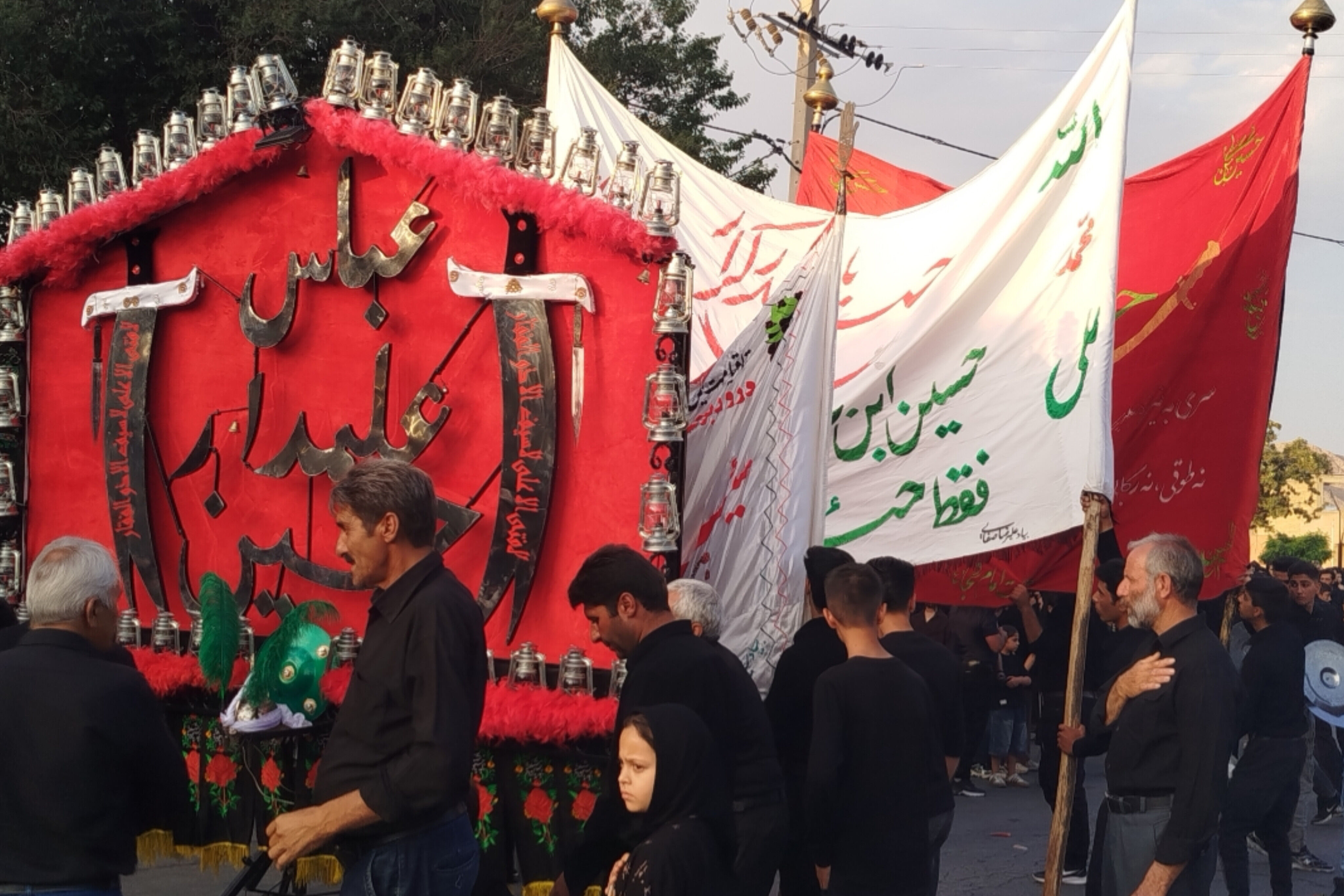 اجتماع عزاداران عاشورای حسینی در صغاد