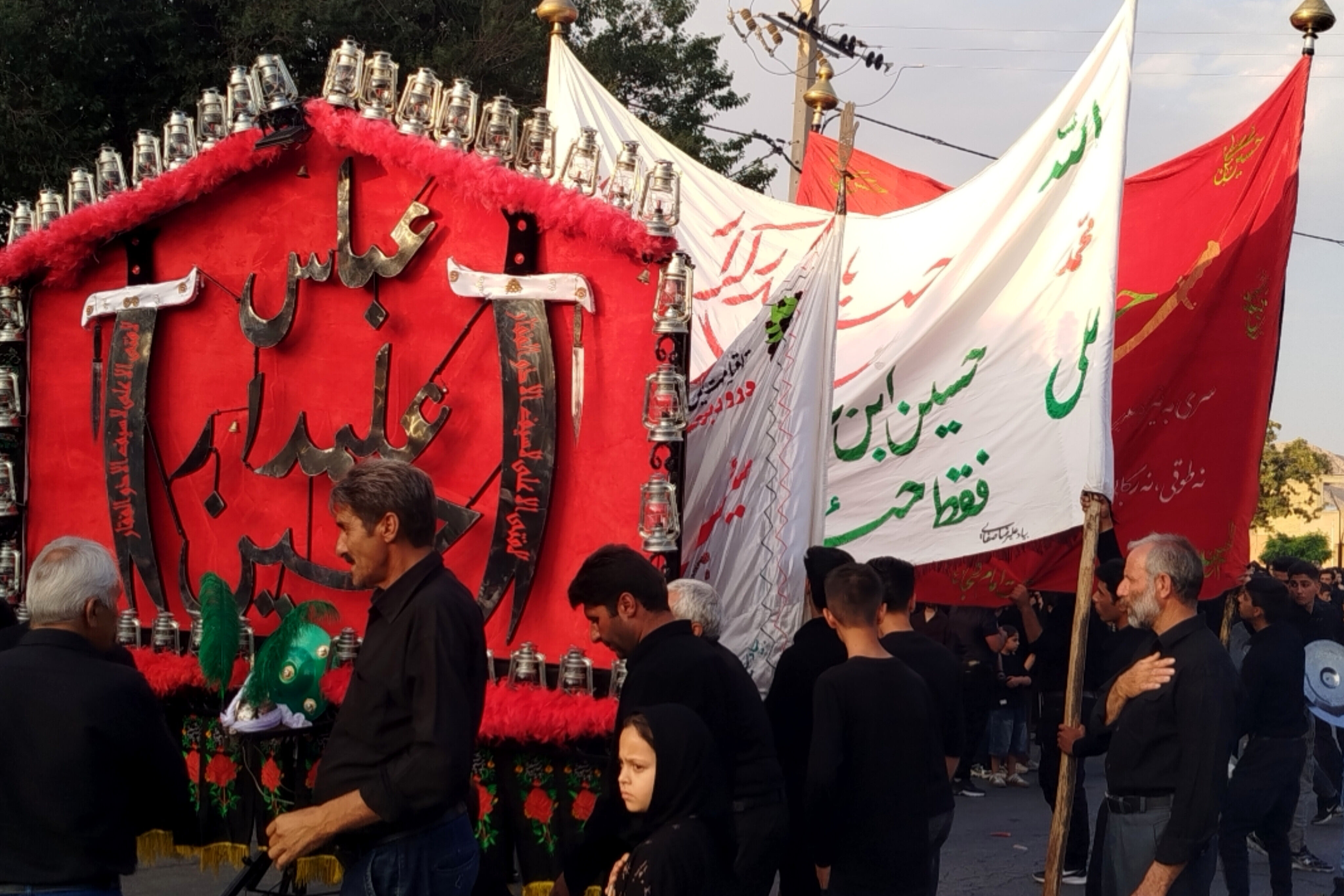 اجتماع عزاداران عاشورای حسینی در صغاد