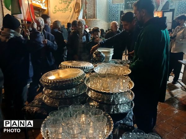 خدمت رسانی در حاشیه تجمعات نیشابور 