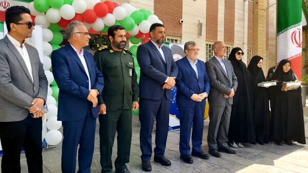 آیین زنگ مهر در دبیرستان «ذبیح‌الله هوشیار» ناحیه ۱ مشهد 