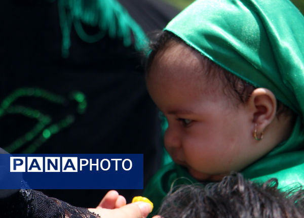مراسم عزاداری و تعزیه‌خوانی روز عاشورا در روستای ده بالای تفت