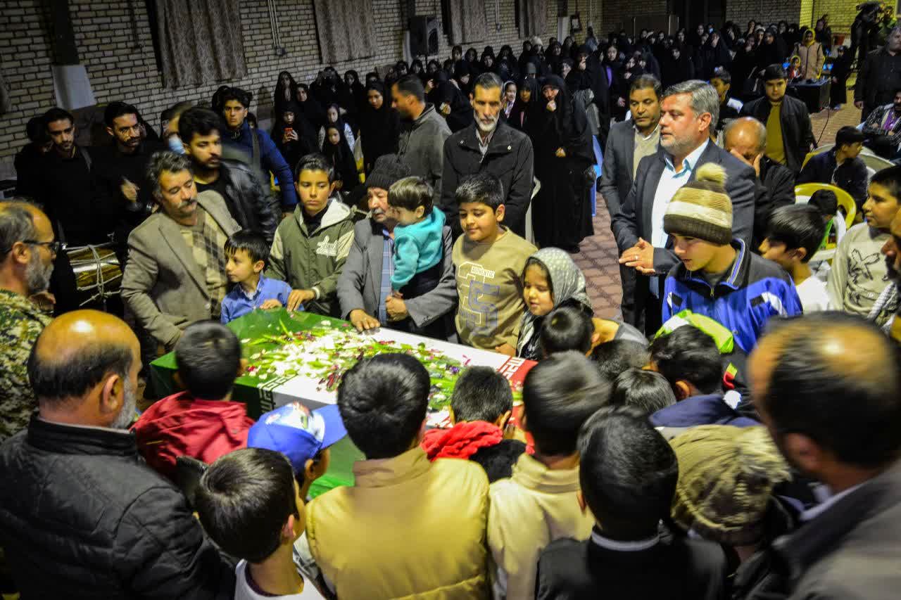 عطر پیکر مطهر شهید گمنام در جلگه رخ 