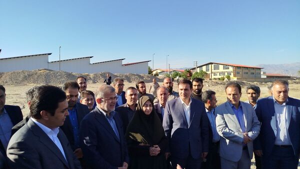 آیین افتتاح نیروگاه یک مگاواتی برق خورشیدی در البرز