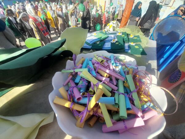 جشن نیمه شعبان در مدرسه شهید محمد حسین الیشه 
