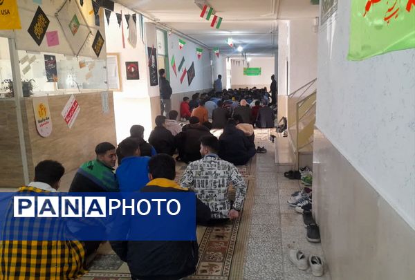 مراسم دهه فاطمیه در هنرستان خوارزمی 