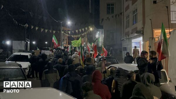 میثاق دوباره مردم روستای تکیه سپهسالار بخش آسارا با رهبر انقلاب