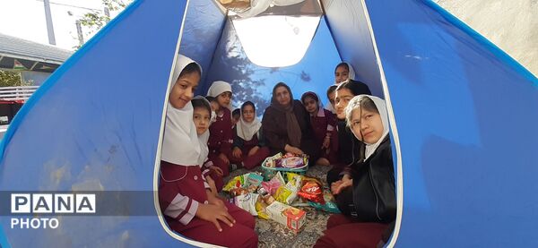 شور و نشاط دانش آموزی در اردوی یک روزه