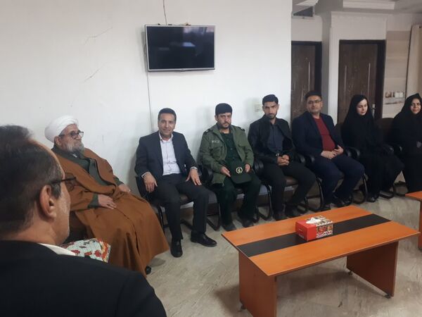 دیدار فرماندار شهرستان سملقان با رئیس بنیاد شهید به‌مناسبت گرامیداشت روز شهدا