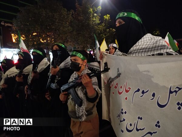 رزمایش «جان‌فدا»؛ نمایش آمادگی مردم نیشابور برای دفاع از کشور