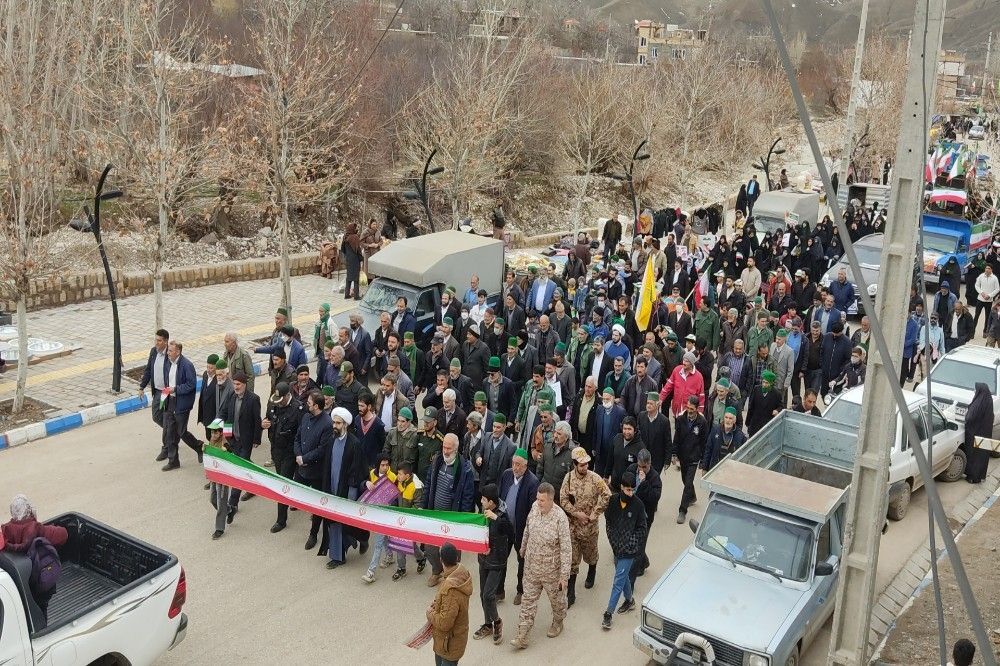 راهپیمایی یوم‌الله ۲۲بهمن ماه،  سالگرد ۴۷سالگی انقلاب اسلامی در شهر بار