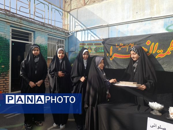 مراسم شهادت حضرت زهرا در دبستان شهید فیاض‌بخش ناحیه ۵ مشهد