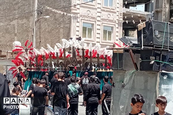 مراسم عزاداری ظهر عاشورا در شهر صباشهر