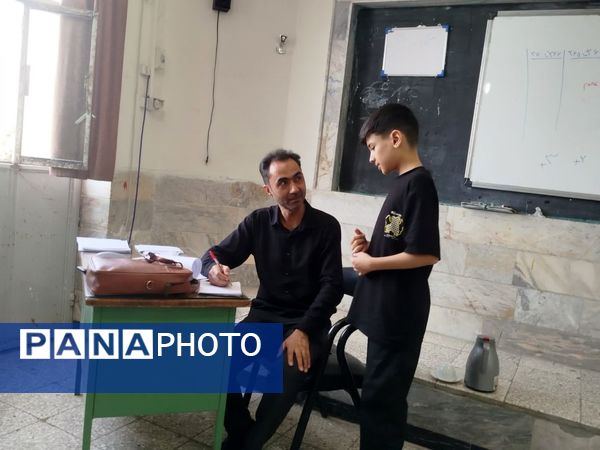  مصاحبه دانش آموزان ورودی هفتم دبیرستان نمونه دانش کاشمر