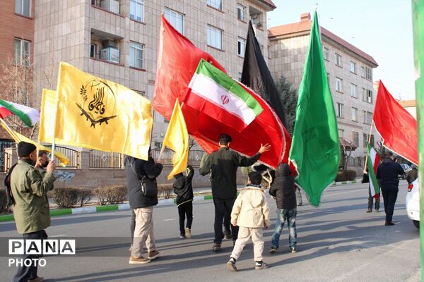 اجتماع خونخواهان و منتقمین شهادت حضرت آیت الله الامام شهید سید علی خامنه ای در پردیس