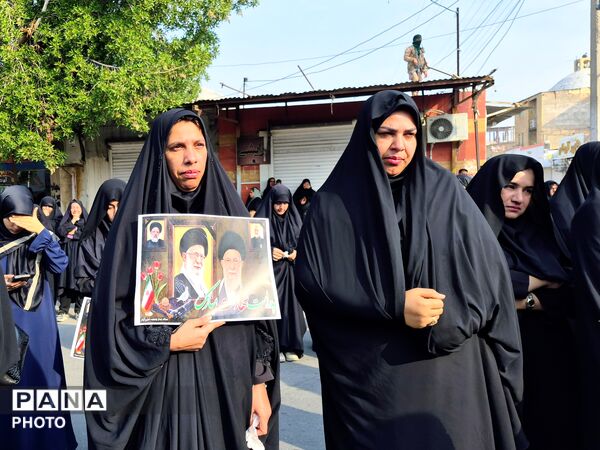 عنبرآباد در سوگ شهادت مقام معظم رهبری