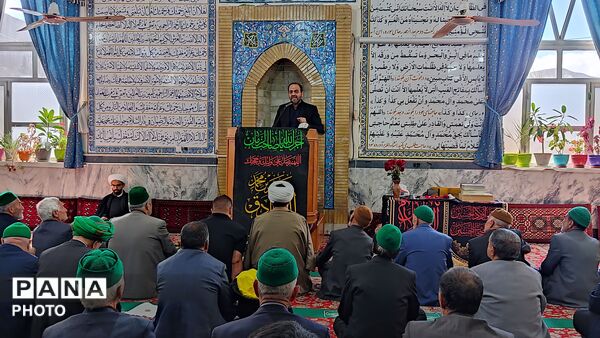 اقامه نماز عبادی سیاسی جمعه در شهر دارالسادات بار نیشابور 