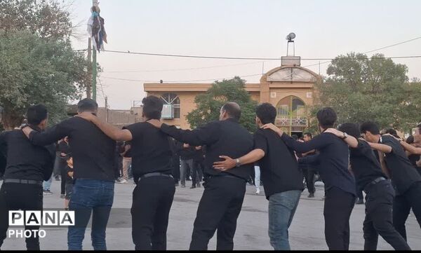 مراسم عصر روز عاشورا در روستای احمد آباد