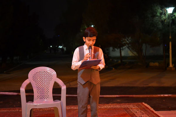 محفل انس نوجوانان با شهید گمنام بوستان لاله