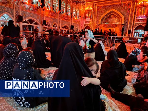 برگزاری مراسم عزاداری شب عاشورا در تکیه ابوالفضلی نیشابور 