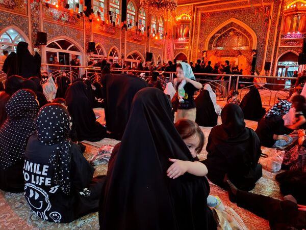 برگزاری مراسم عزاداری شب عاشورا در تکیه ابوالفضلی نیشابور 