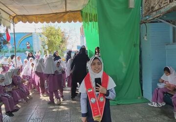 برپایی موکب فاطمیه در دبستان دخترانه هادی ۳ 