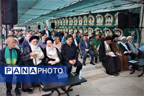آیین سالگرد شهید آیت الله سعیدی و شهدای سادات استان قم 