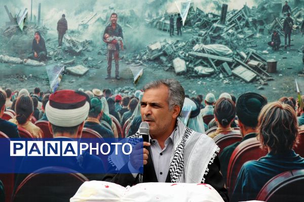 غرش خشم انقلابی دانشجویان دانشگاه آزاد مشهد علیه صهیونیسم و فریاد همبستگی با غزه