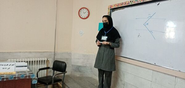 پویش طرح مدام در مدرسه حاج مهدی روحانی روستا ارغا شهرستان خلیل آباد