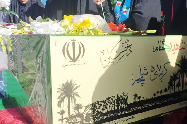 آیین استقبال از شهید گمنام در دبیرستان الزهرا 