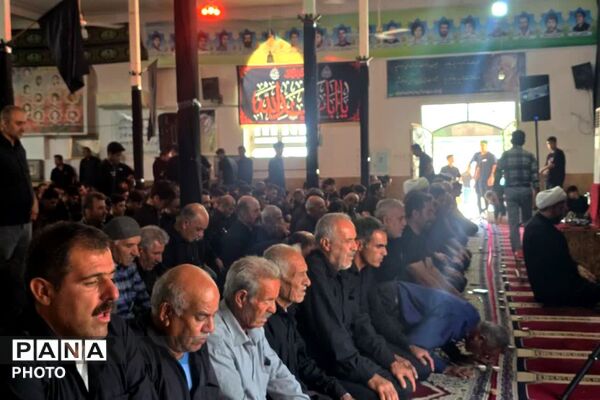سوگ تاسوعا در آستان مقدس امامزاده سید عبداللهِ بلیان