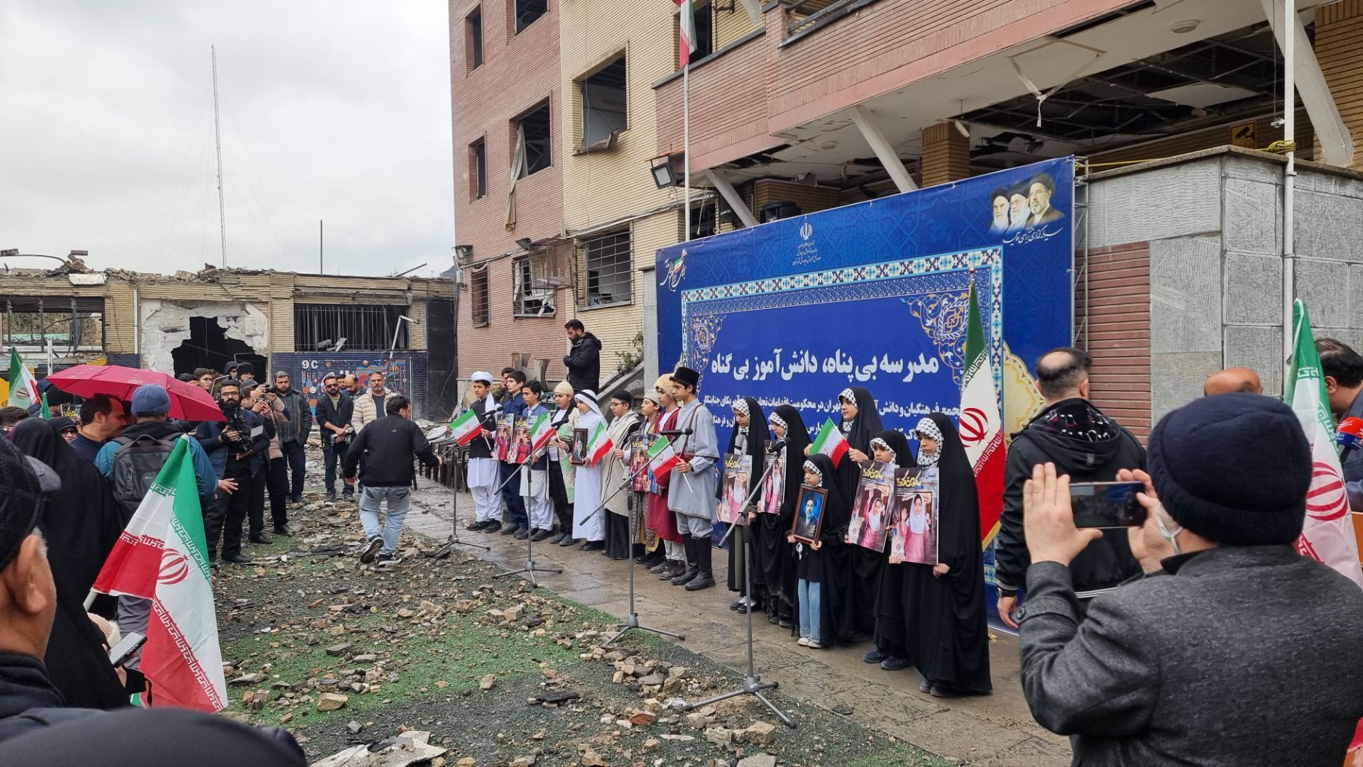   فریاد عدالت‌خواهی دانش آموزان علامه حلی ۵ در قلب تهران