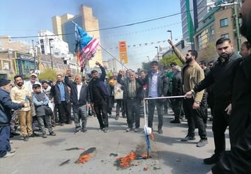 مردم روزه‌دار مشهد مقدس بار دیگر به دفاع از قدس برخاستند