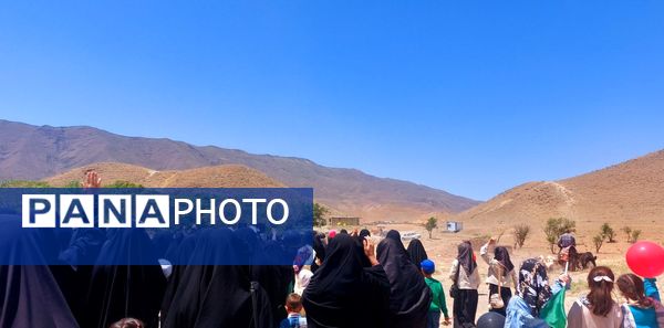 نسر در سوگ و بیعت؛ پیاده روی باشکوه غدیر به یاد شهدای حملات صهیونیستی