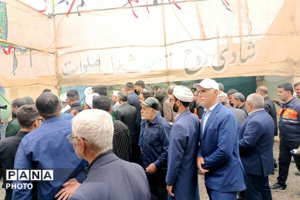 بازدید استاندار خراسان شمالی از موکب شهرستان راز و جرگلان