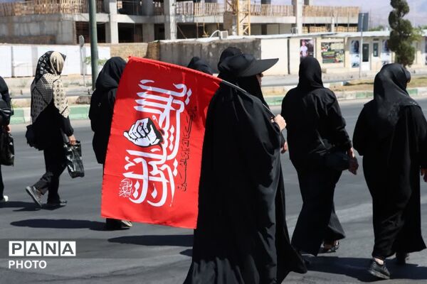 راهپیمایی جاماندگان اربعین در سمنان